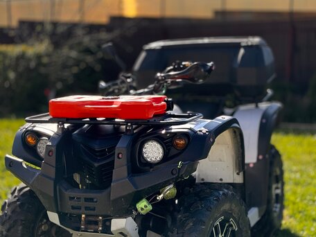 2014 Stels ATV-600YS Leopard, белый, 400000 рублей, вид 2