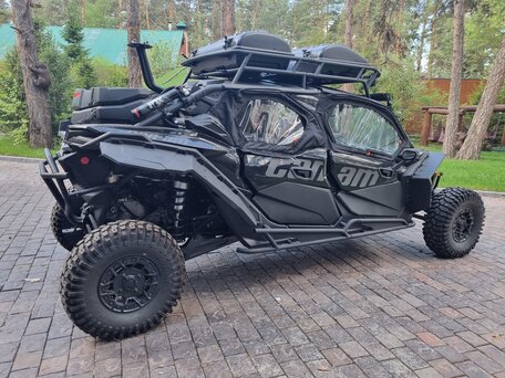 2022 BRP Can-Am Maverick Max X RS Turbo RR, чёрный, 5700000 рублей, вид 1