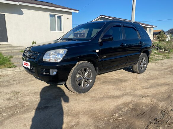 2006 Kia Sportage II, чёрный, 550000 рублей