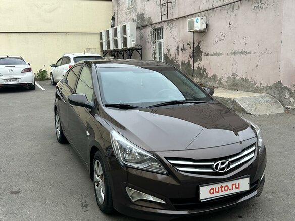 2015 Hyundai Solaris I Рестайлинг, коричневый, 1180000 рублей