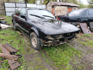 1986 BMW 7 серии 735Li II (E32), чёрный, 100000 рублей, вид 1