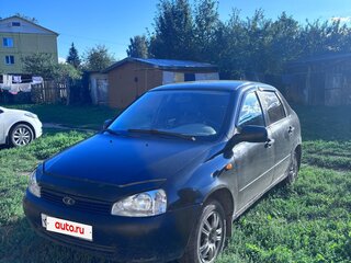 2010 Lada (ВАЗ) Kalina I, чёрный, 150000 рублей, вид 1