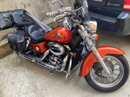 2003 Honda VT 750, оранжевый, 500000 рублей, вид 1