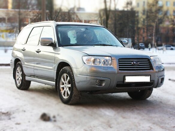2007 Subaru Forester II Рестайлинг, серый - вид 4