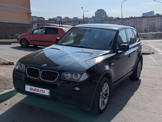 2008 BMW X3 20d I (E83) Рестайлинг, чёрный, 990000 рублей, вид 1