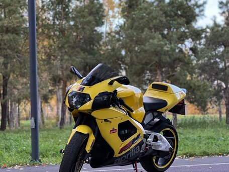 2002 Aprilia RSV Mille, жёлтый, 400000 рублей, вид 5