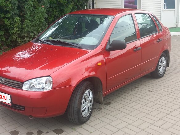 2006 Lada (ВАЗ) Kalina I, красный, 400000 рублей