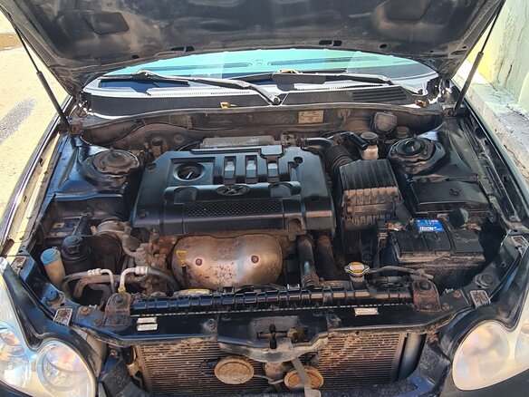 2010 Hyundai Sonata ТагАЗ IV (EF) Рестайлинг, чёрный, 420000 рублей - вид 8