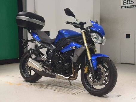 2013 Triumph Street Triple, синий, 595000 рублей, вид 3