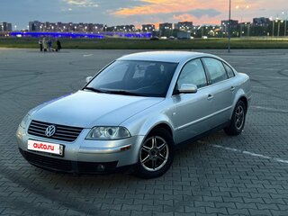 2002 Volkswagen Passat B5 Рестайлинг, серебристый, 440000 рублей, вид 2