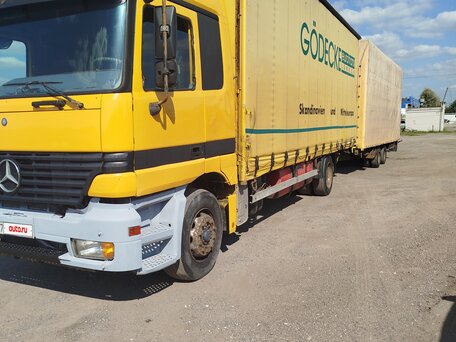 1998 Mercedes-Benz Actros, жёлтый, 1500000 рублей, вид 4