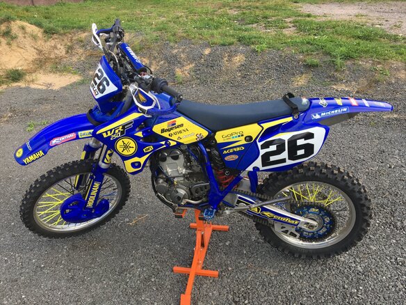 2003 Yamaha WR250F, синий, 510000 рублей