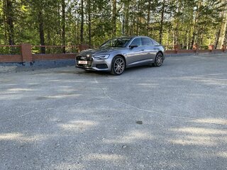 2021 Audi A6 45 TFSI V (C8), серый, 6100000 рублей, вид 4