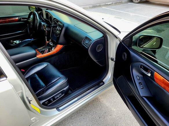 2003 Lexus GS 300 II Рестайлинг, серебристый, 1300000 рублей - вид 10