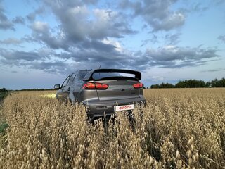 2008 Mitsubishi Lancer X, серый, 950000 рублей, вид 2
