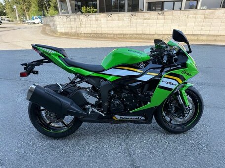 2025 Kawasaki ZX-6 Ninja, зелёный, 1200000 рублей, вид 2