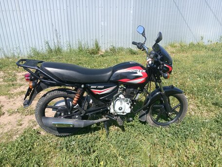 2021 Bajaj Boxer BM 150, чёрный, 105000 рублей, вид 1