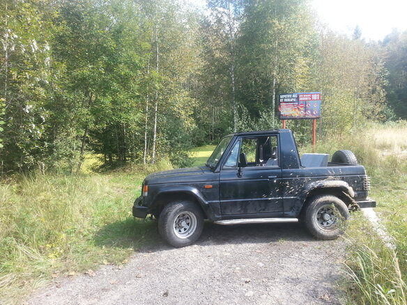 1986 Mitsubishi Pajero I, чёрный - вид 6