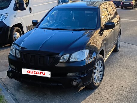 2002 Mitsubishi Airtrek I, чёрный, 333000 рублей, вид 1