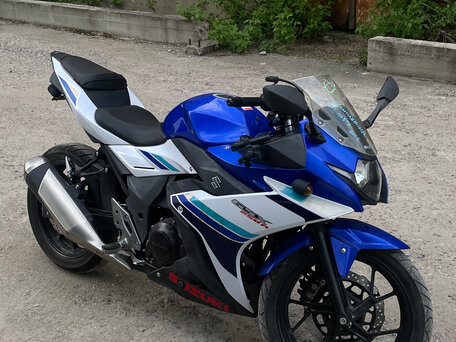 2018 Suzuki GSX 250 R, синий, 340000 рублей, вид 3