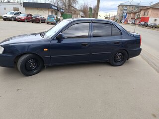 2007 Hyundai Accent ТагАЗ II, синий, 395000 рублей, вид 3