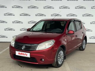 2010 Renault Sandero I, красный, 479000 рублей, вид 1