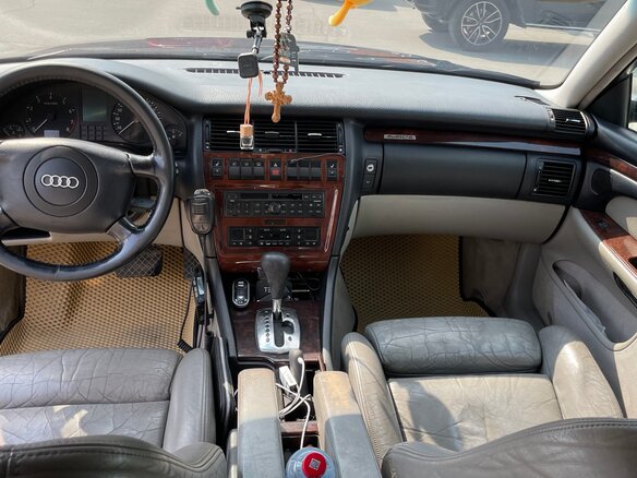 1997 Audi A8 I (D2), синий, 550000 рублей - вид 10