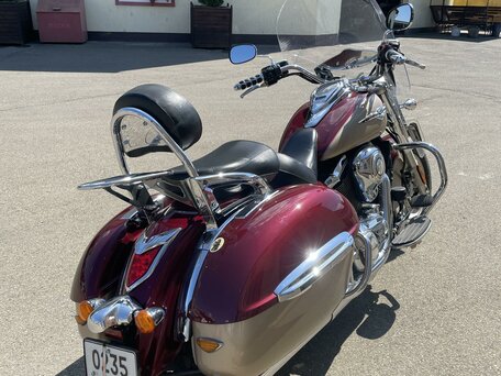 2010 Kawasaki VN1700 Vulcan, красный, 740000 рублей, вид 3