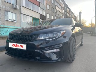 2019 Kia Optima IV Рестайлинг, чёрный, 1850000 рублей, вид 2