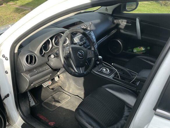 2008 Mazda 6 II (GH), белый, 800000 рублей - вид 16