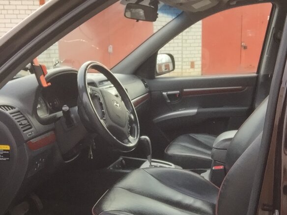 2007 Hyundai Santa Fe II, пурпурный - вид 1