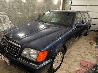 1994 Mercedes-Benz S-Класс 500 Long III (W140), синий, 50000000 рублей, вид 1