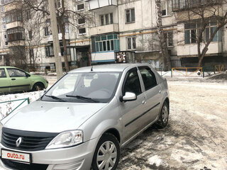 2013 Renault Logan I Рестайлинг, серый, 310000 рублей, вид 1