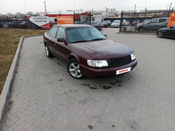 1992 Audi 100 IV (C4), красный, 550000 рублей - вид 2