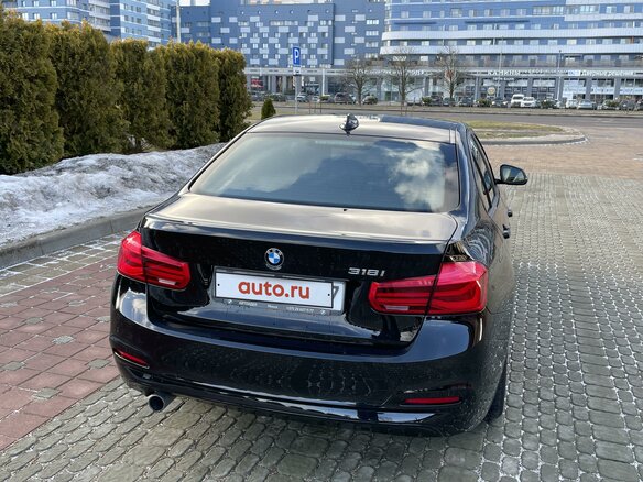 2016 BMW 3 серии 318i VI (F3x) Рестайлинг, чёрный, 1655140 рублей - вид 8