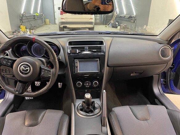 2009 Mazda RX-8 I Рестайлинг, синий, 1550000 рублей - вид 10