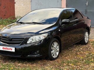 2007 Toyota Corolla X (E140, E150), чёрный, 750000 рублей, вид 1