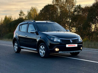2011 Renault Sandero Stepway I, чёрный, 590000 рублей, вид 4