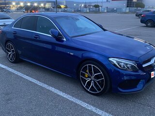 2017 Mercedes-Benz C-Класс 200 IV (W205), синий, 3100000 рублей, вид 3