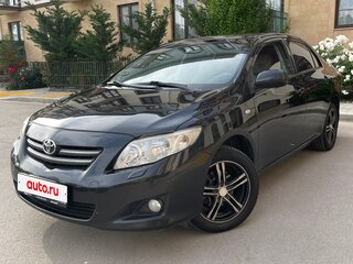 2007 Toyota Corolla AMT X (E140, E150), чёрный, 750000 рублей, вид 1