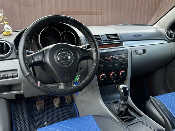 2006 Mazda 3 I (BK) Рестайлинг, синий, 329777 рублей - вид 7
