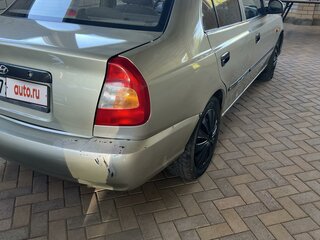 2004 Hyundai Accent ТагАЗ II, бежевый, 370000 рублей, вид 2