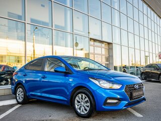 2019 Hyundai Solaris II, синий, 1528000 рублей, вид 1
