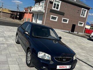 2007 Hyundai Accent ТагАЗ II, синий, 440000 рублей, вид 1