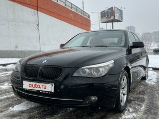2008 BMW 5 серии 520i V (E60/E61) Рестайлинг, чёрный, 955358 рублей, вид 1