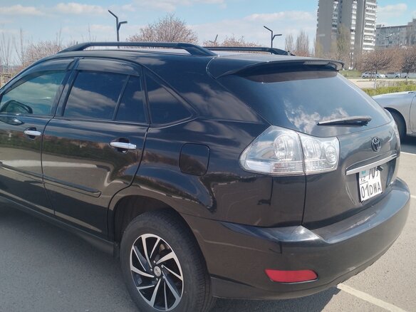 2007 Toyota Harrier II (XU30), чёрный, 640000 рублей - вид 4