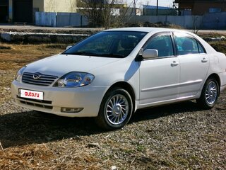 2002 Toyota Corolla IX (E120, E130), белый, 750000 рублей, вид 1