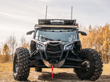 2018 BRP Can-Am Maverick Max X RS Turbo RR, чёрный, 4262324 рублей, вид 2