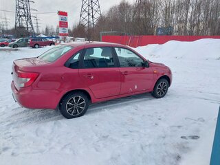 2016 Lada (ВАЗ) Granta I, красный, 405000 рублей, вид 3