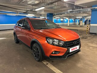 2019 Lada (ВАЗ) Vesta SW Cross I, оранжевый, 720000 рублей, вид 4